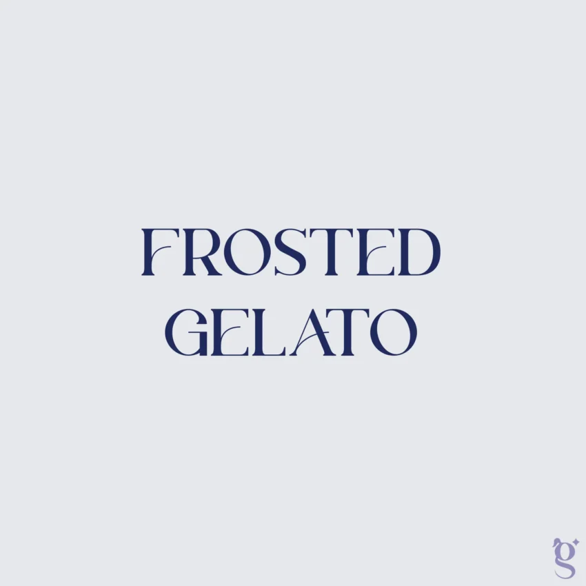 Frosted Gelato