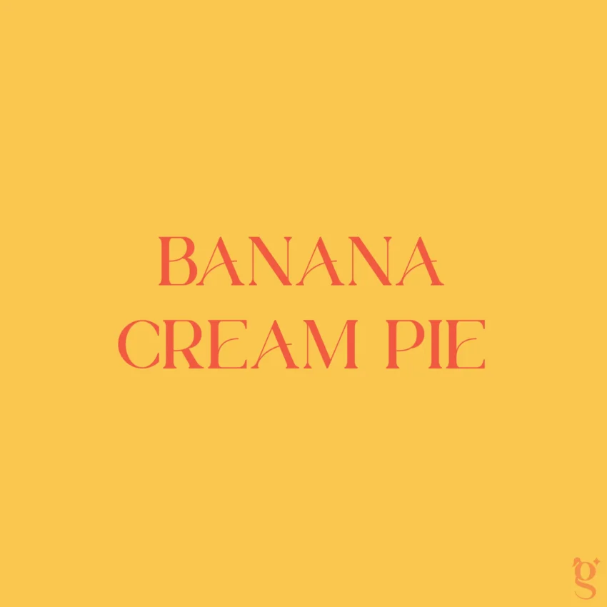 Banana Cream Pie